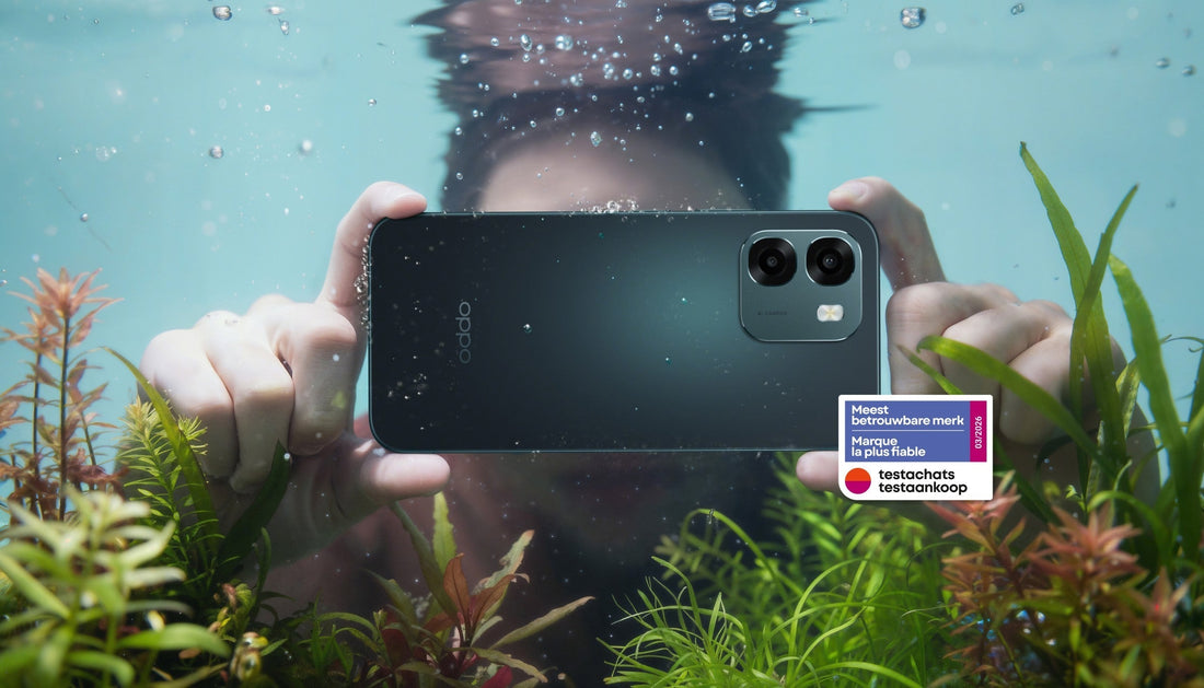 OPPO bekroond met het label “Meest betrouwbare merk” door Testaankoop