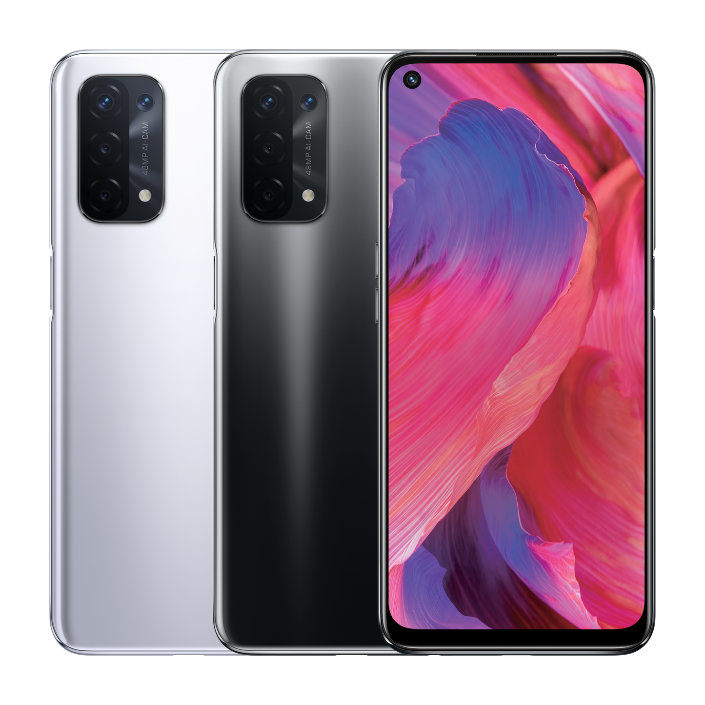 OPPO A74 5G Silber – Generalüberholt